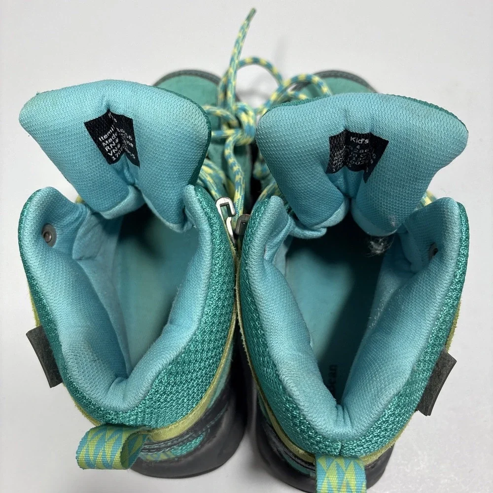L.L. Bean Kids Trail Model Hikers TEK 2.5 Waterproof Boots Blue Size 4